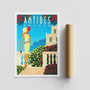 Wallity Póster A3 Antibes 1977, Póster Decorativo para Pared con Acabado Mate Satinado, Tamaño 29.7x42cm, Ideal para Salón y Oficina
